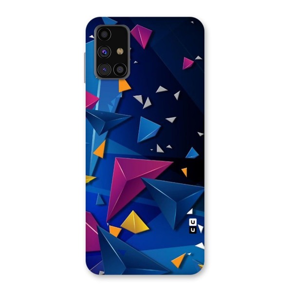 Space Colored Triangles Back Case for Galaxy M31s