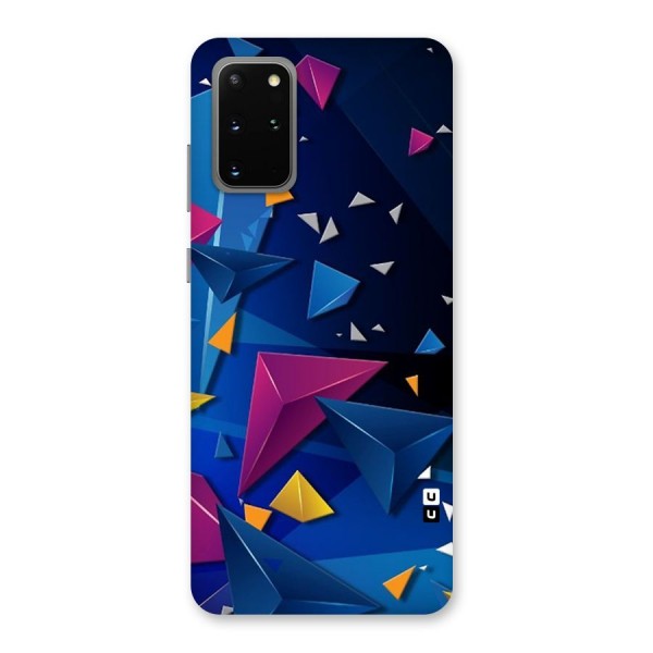 Space Colored Triangles Back Case for Galaxy S20 Plus