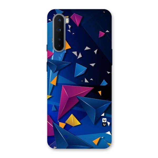 Space Colored Triangles Back Case for OnePlus Nord