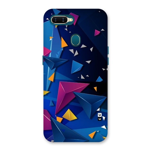 Space Colored Triangles Back Case for Oppo A12