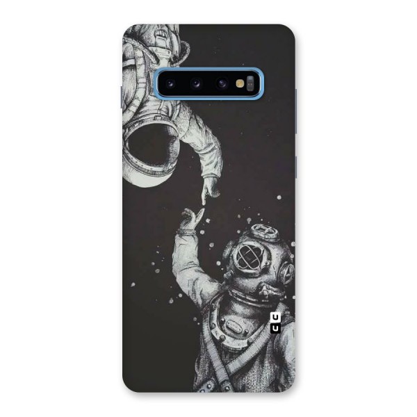 Space Meeting Back Case for Galaxy S10 Plus
