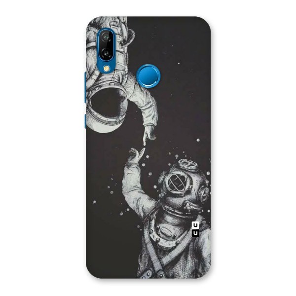 Space Meeting Back Case for Huawei P20 Lite