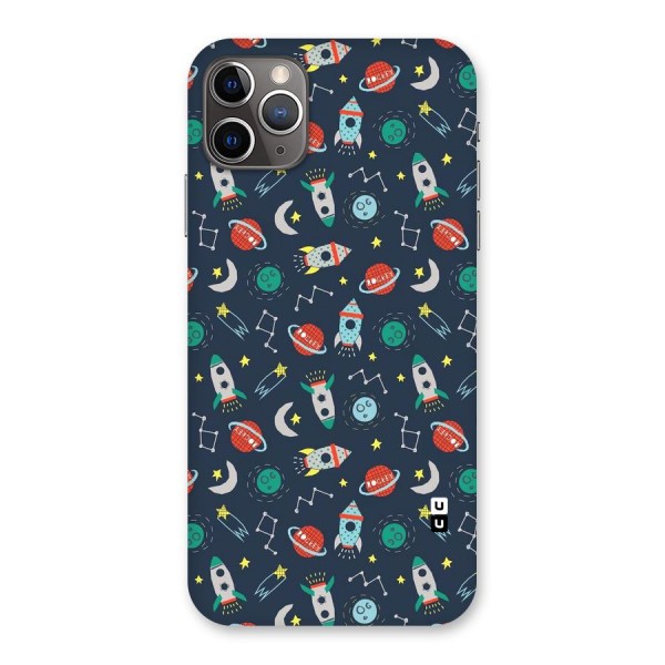 Space Rocket Pattern Back Case for iPhone 11 Pro Max