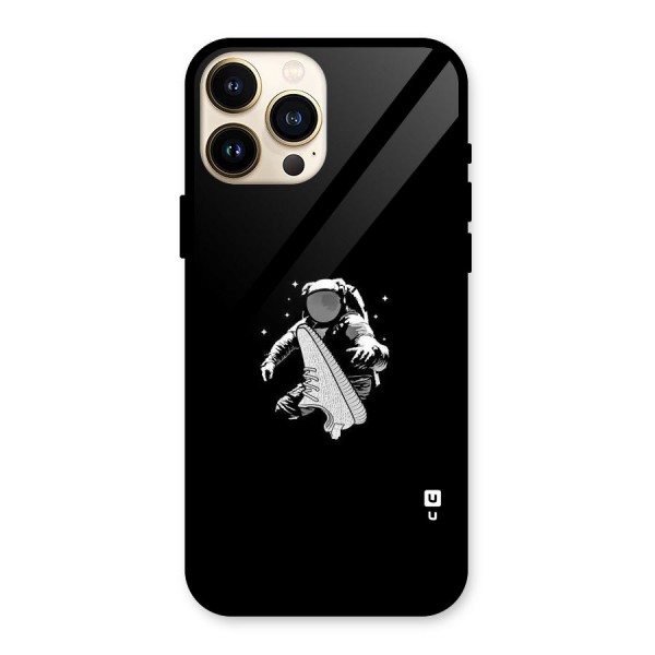 Space Shoe Glass Back Case for iPhone 13 Pro Max