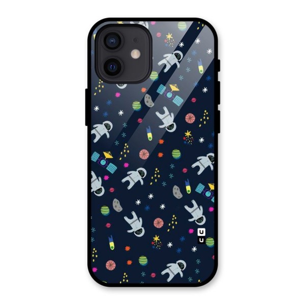 Spaceman Dance Glass Back Case for iPhone 12