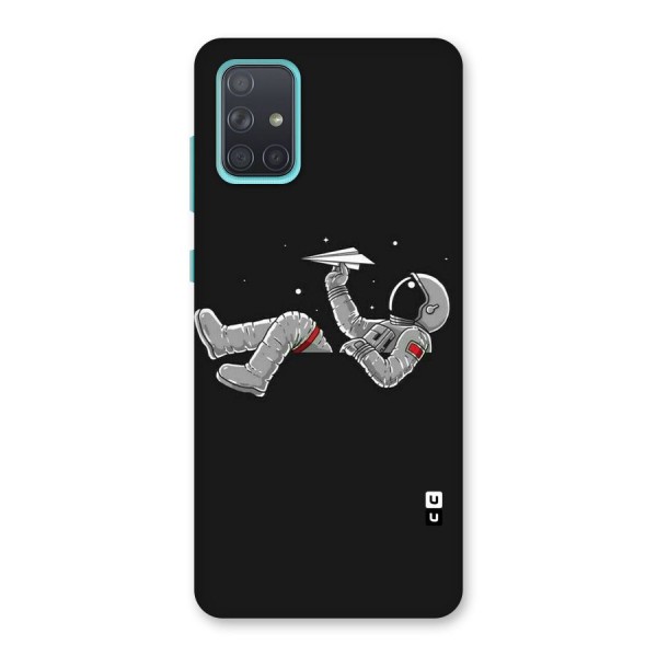 Spaceman Flying Back Case for Galaxy A71