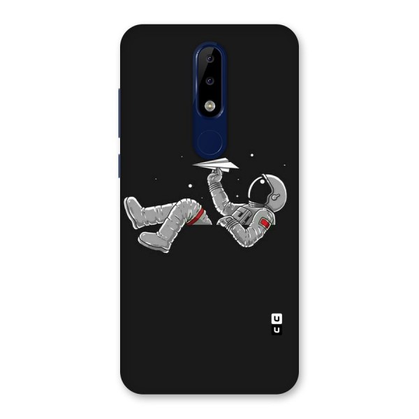 Spaceman Flying Back Case for Nokia 5.1 Plus