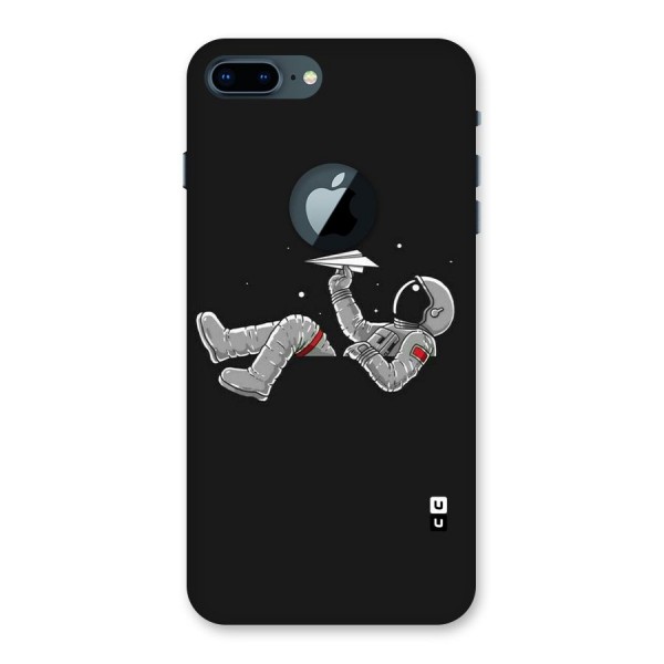 Spaceman Flying Back Case for iPhone 7 Plus Logo Cut