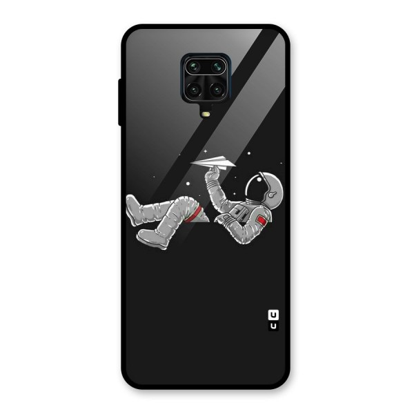 Spaceman Flying Glass Back Case for Poco M2 Pro