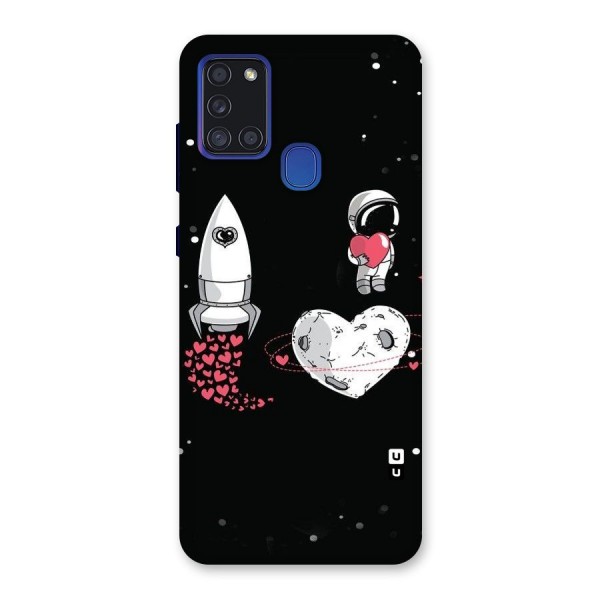 Spaceman Love Back Case for Galaxy A21s