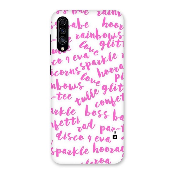 Sparkle Love Back Case for Galaxy A30s