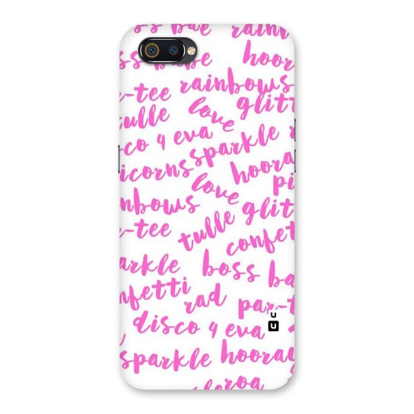 Sparkle Love Back Case for Realme C2