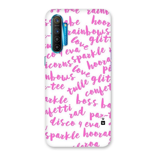 Sparkle Love Back Case for Realme XT