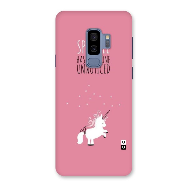 Sparkle Not Unnoticed Back Case for Galaxy S9 Plus