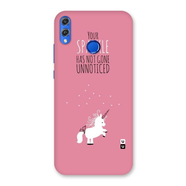 Sparkle Not Unnoticed Back Case for Honor 8X