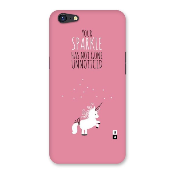 Sparkle Not Unnoticed Back Case for Oppo A71