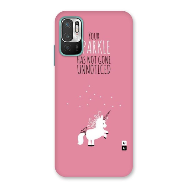 Sparkle Not Unnoticed Back Case for Redmi Note 10T 5G