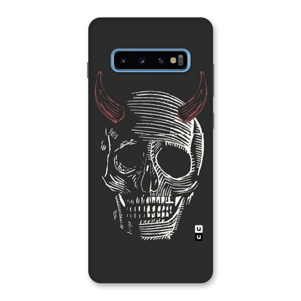 Spooky Face Back Case for Galaxy S10 Plus
