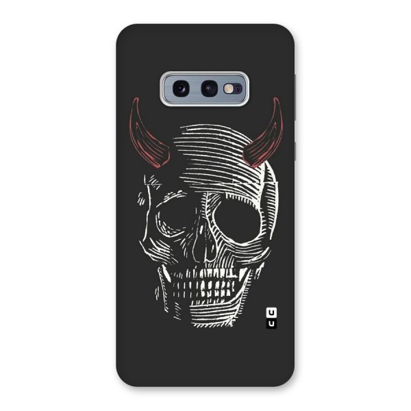 Spooky Face Back Case for Galaxy S10e