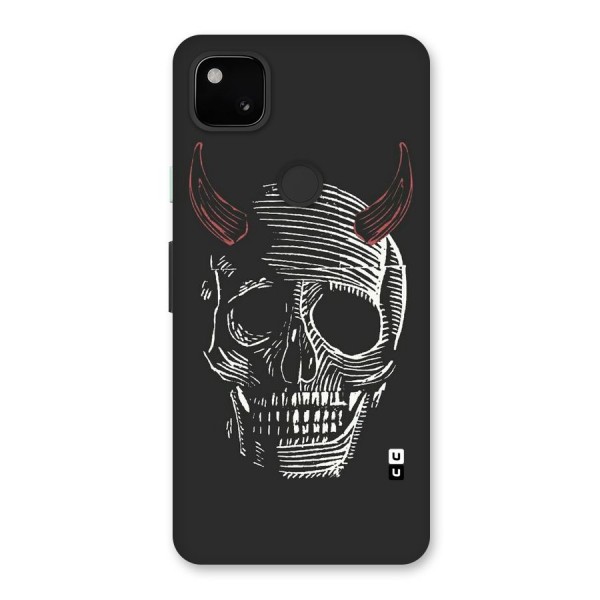 Spooky Face Back Case for Google Pixel 4a