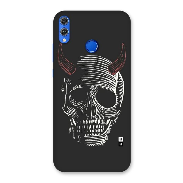 Spooky Face Back Case for Honor 8X