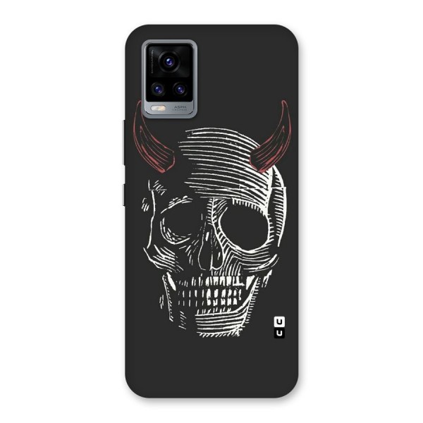 Spooky Face Back Case for Vivo V20