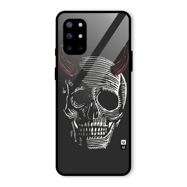 Spooky Face Glass Back Case for OnePlus 8T