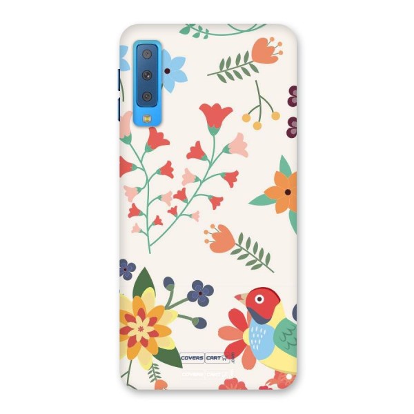 Spring Flowers Back Case for Galaxy A7 (2018)