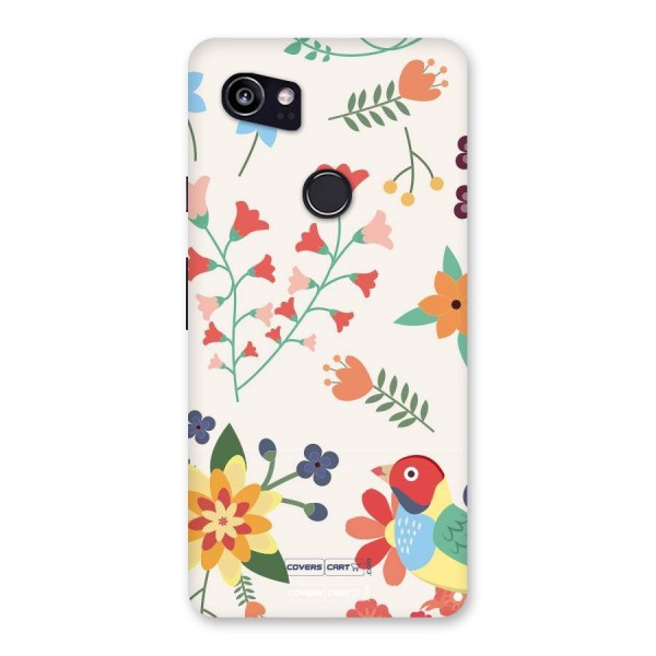 Spring Flowers Back Case for Google Pixel 2 XL