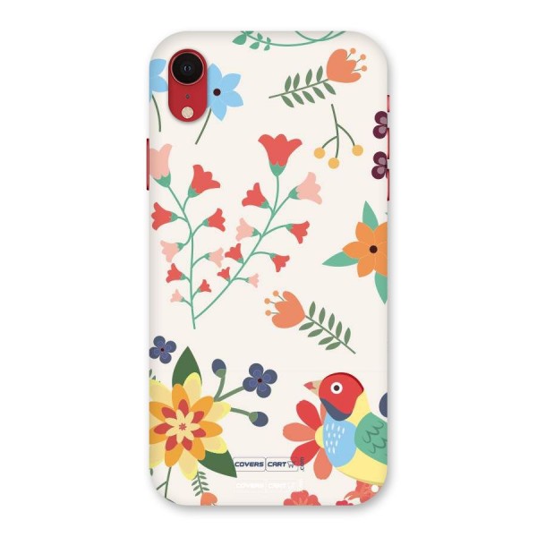 Spring Flowers Back Case for iPhone XR