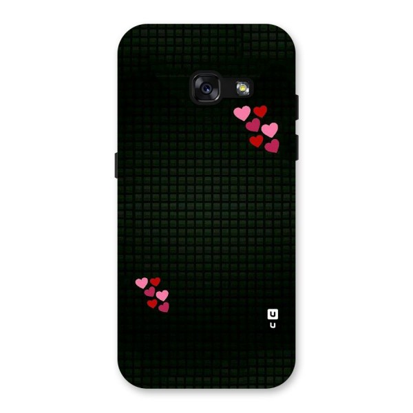 Square and Hearts Back Case for Galaxy A3 (2017)