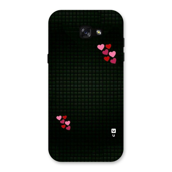 Square and Hearts Back Case for Galaxy A7 (2017)