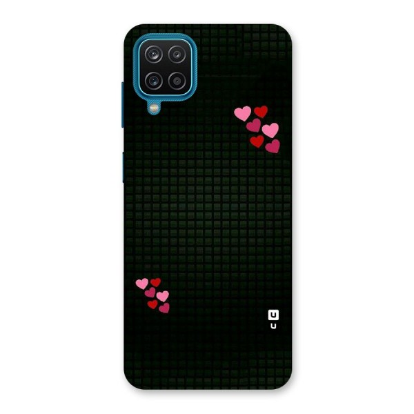 Square and Hearts Back Case for Galaxy M12