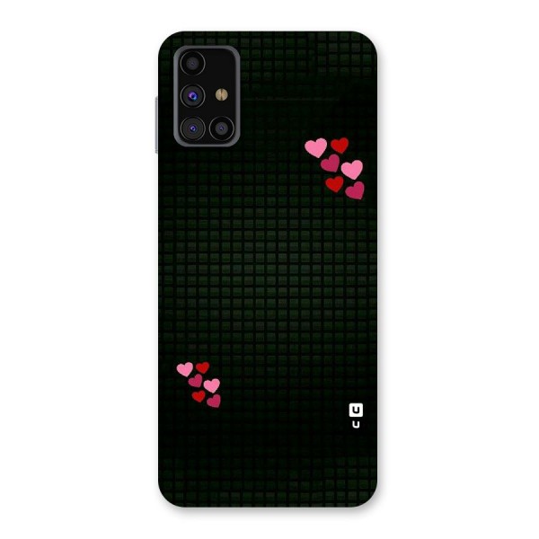 Square and Hearts Back Case for Galaxy M31s