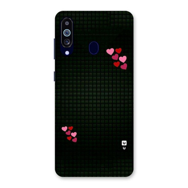 Square and Hearts Back Case for Galaxy M40