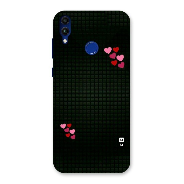 Square and Hearts Back Case for Honor 8C