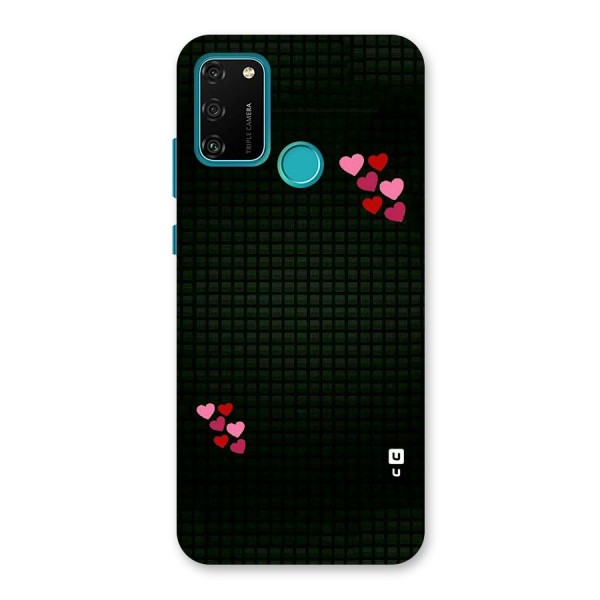 Square and Hearts Back Case for Honor 9A