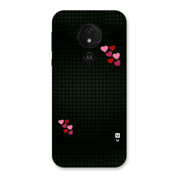 Square and Hearts Back Case for Moto G7 Power
