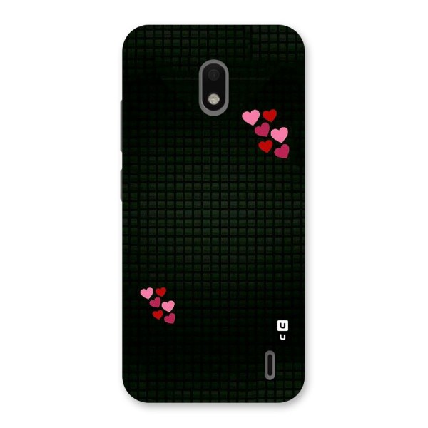 Square and Hearts Back Case for Nokia 2.2