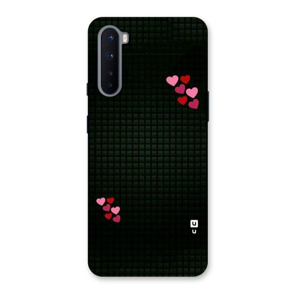 Square and Hearts Back Case for OnePlus Nord
