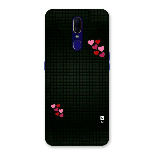 Square and Hearts Back Case for Oppo F11