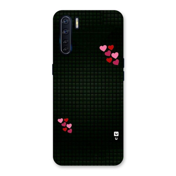 Square and Hearts Back Case for Oppo F15