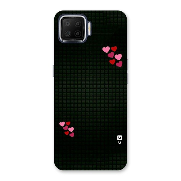 Square and Hearts Back Case for Oppo F17