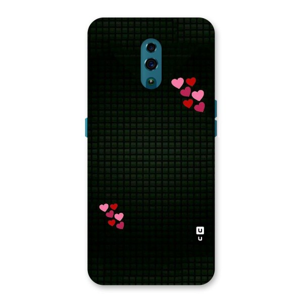 Square and Hearts Back Case for Oppo Reno