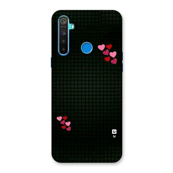 Square and Hearts Back Case for Realme 5
