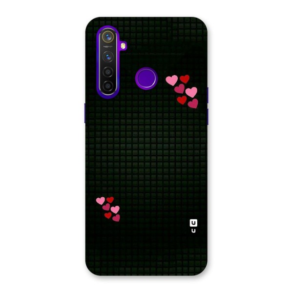 Square and Hearts Back Case for Realme 5 Pro