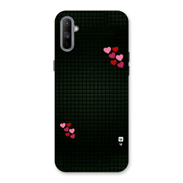 Square and Hearts Back Case for Realme C3