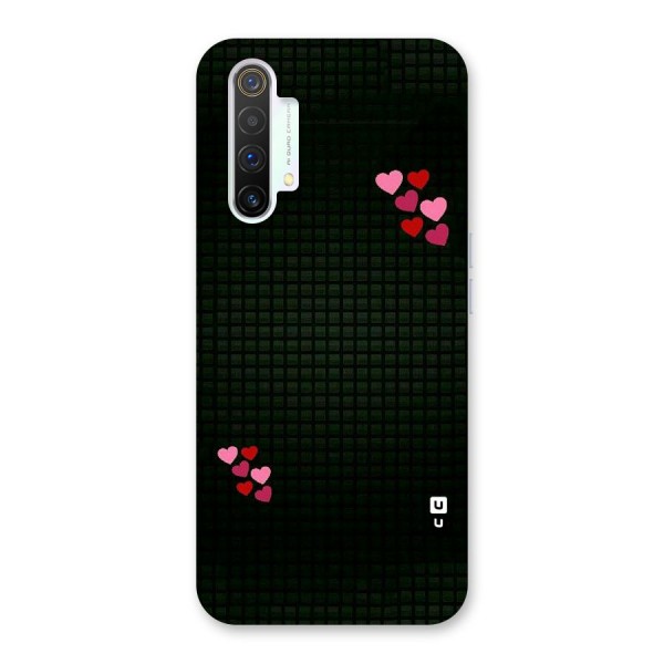 Square and Hearts Back Case for Realme X3