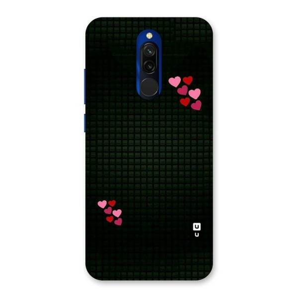 Square and Hearts Back Case for Redmi 8