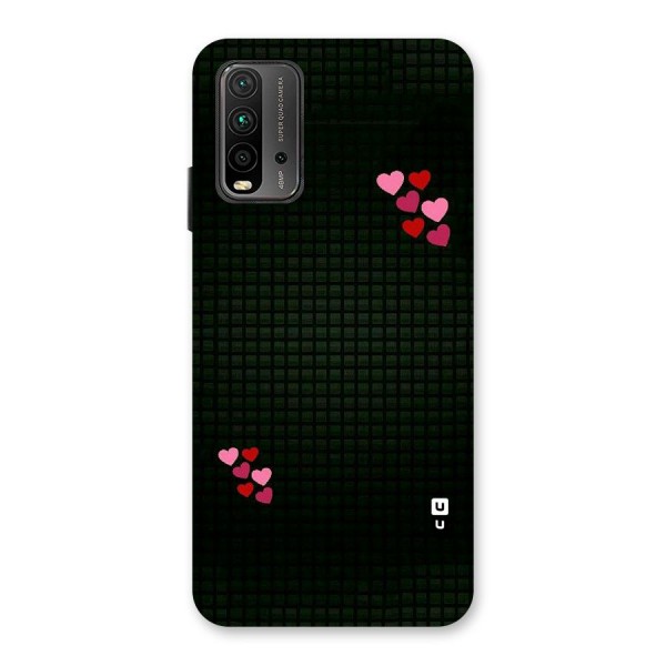 Square and Hearts Back Case for Redmi 9 Power